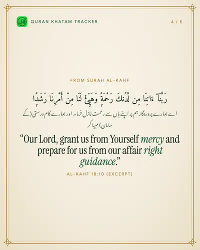 Al-Kahf every Friday, slide 4 of 5