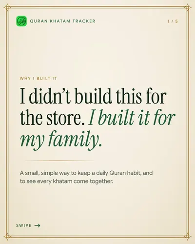 Built for my family, slide 1 of 5